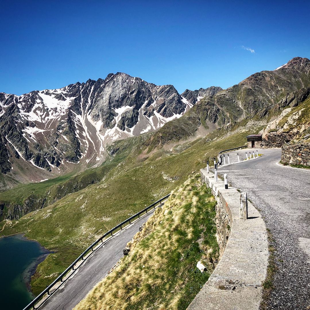 Venturing up Gavia Pass with Tired Legs